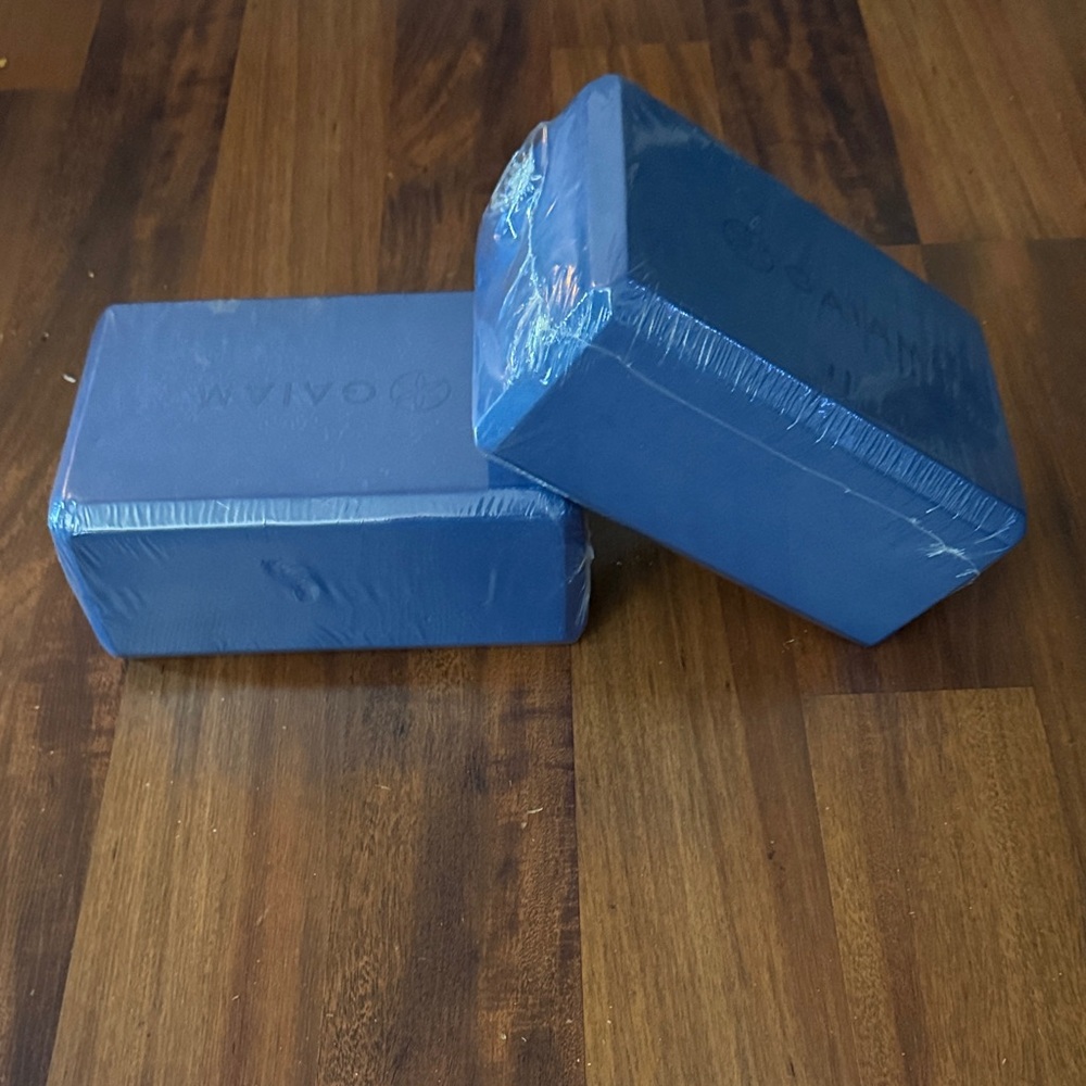 GAIAM Blue Yoga Block New in package
